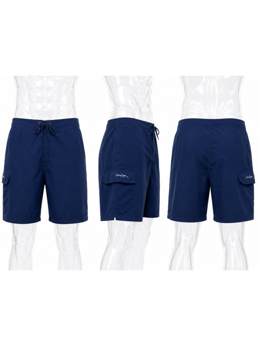 PANAMA JACK Men's Navy Swim Shorts Polyester Stretch Size 38